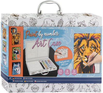 Creative Craft Group Painting on Number Dieren Color case, 27dlg.