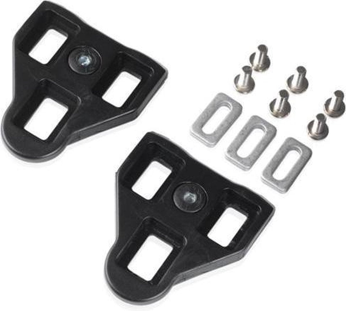 Xlc pd-x03 schoenplaatjes look keo pedalen - speling 9° - zwart
