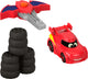 Fisher-price batwheels key car racer redbird, car, 3 years, plastic, black, red