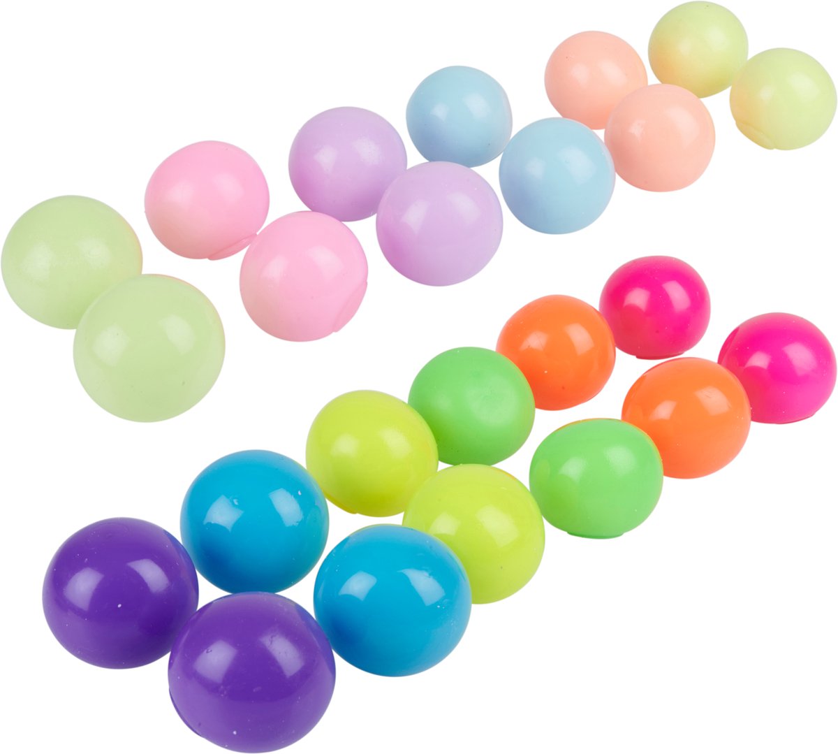 Palla squishy Eddy Toys - 33286 - set palla squishy da 12 pezzi - quetschball squeezable - palla da spremere - 12 pezzi - 3,5 cm - 1 set di colori casuali