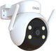 Calex beveiligingscamera voor buiten - 2k - pan tilt - slimme bewakingscamera met nachtzicht - bewegingsdetectie 2‑weg audio - wit