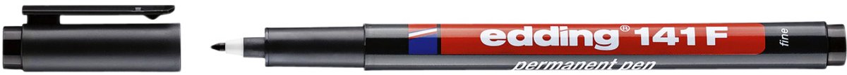 Pennarello Edding 141 rotondo 0,6 mm nero | 10 pezzi