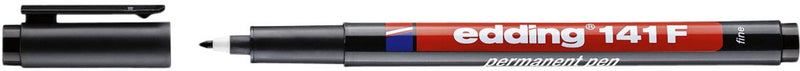 Pennarello Edding 141 rotondo 0,6 mm nero | 10 pezzi