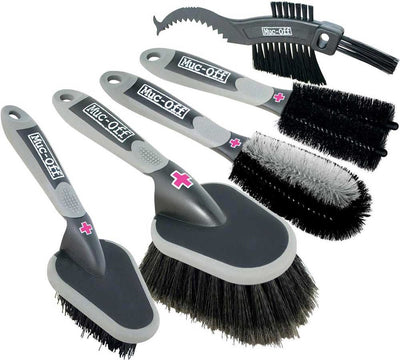 Muc-off muc off set with 5 premium quality nylon cleaning brushes