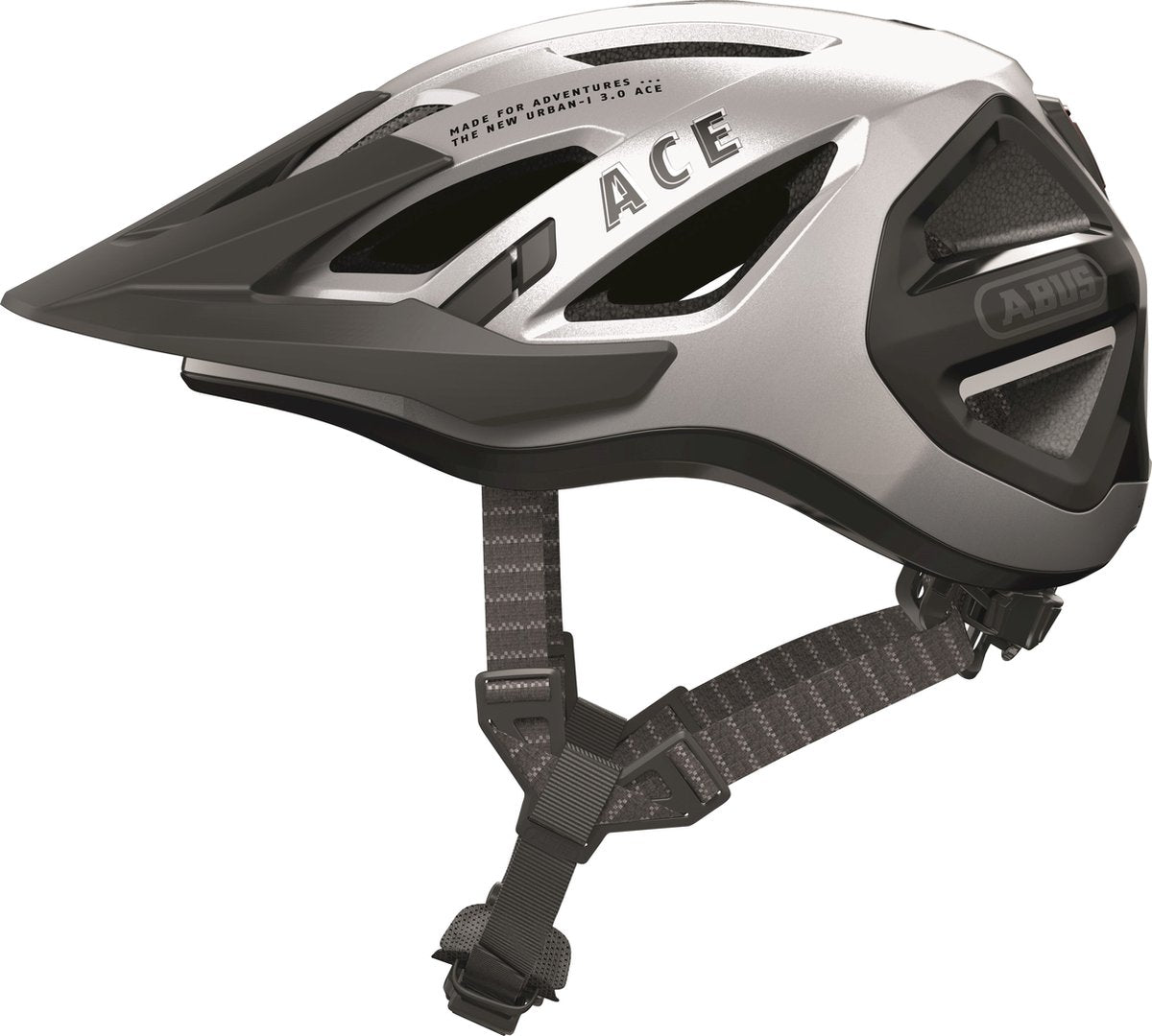 Abus Helmet Urban-I 3.0 Ace Gleam Silver L 56-61cm