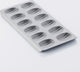 Teglia point-virgule - madeleines - 12 pezzi - rivestimento antiaderente - 40x21x2cm