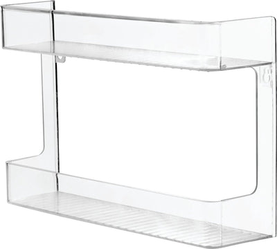 Idesign - linus wand kruidenrek - kunststof - transparant