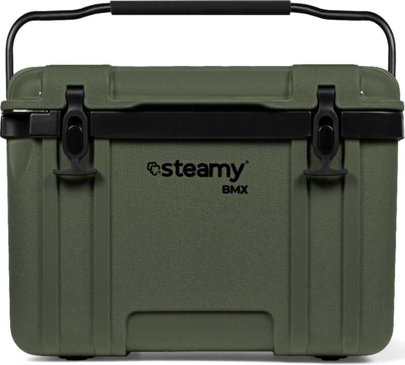 Steamy bmx 26 - nevera portátil para construcción - 26 litros - verde