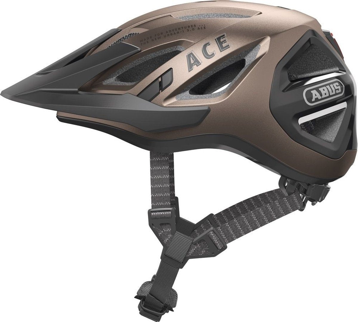 Abus urban-i 3.0 ace - bicycle helmet metallic copper s (51 - 55 cm)