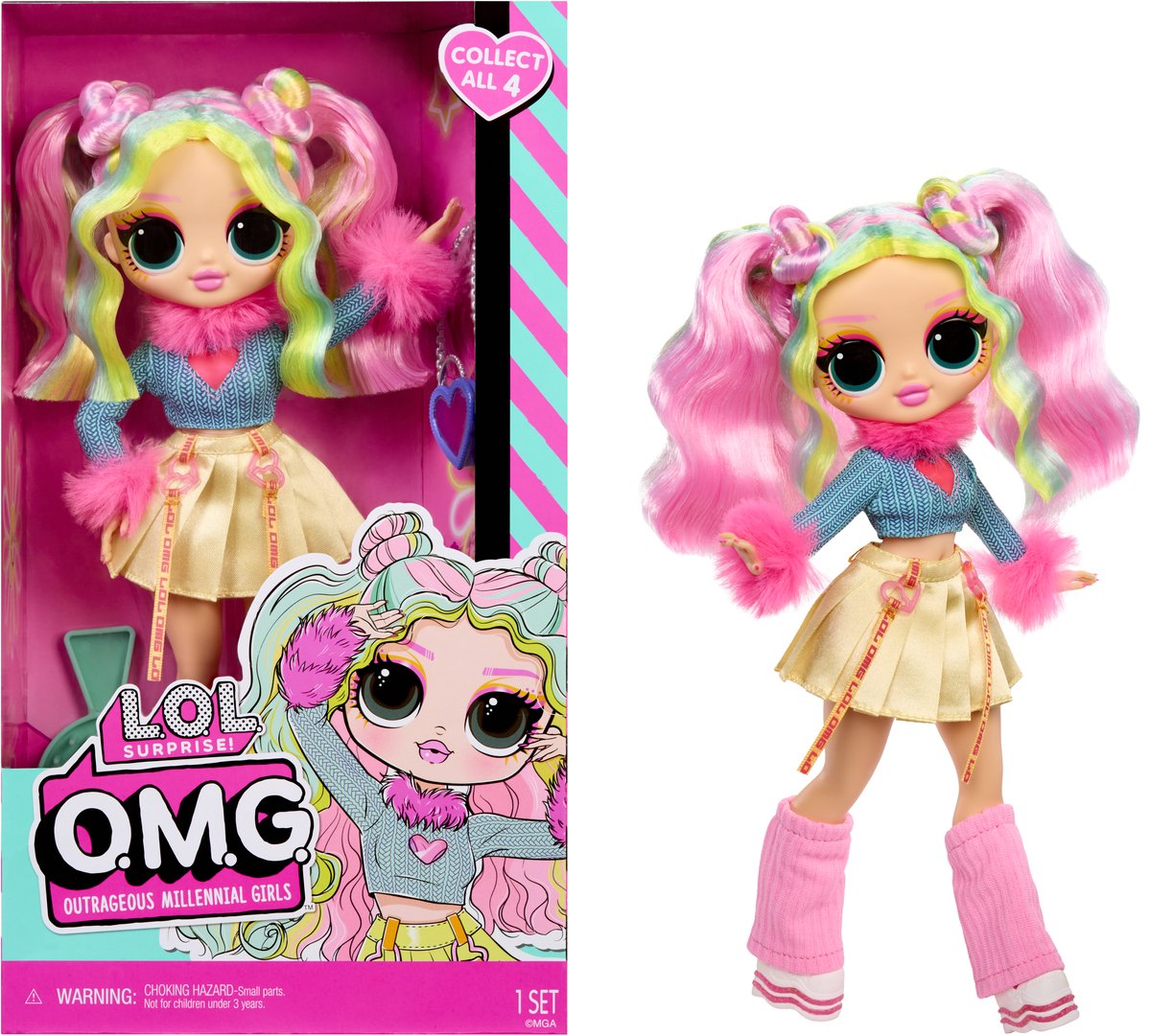 Mga entertainment l.o.l. surprise omg entry doll bubblegum d.j.