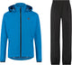 Agu go regenpak essential dames heren - blauw - xl - waterdicht ademend