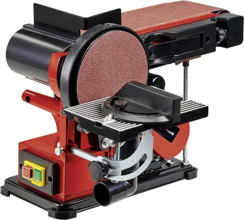 Lijadora eléctrica de banda y disco Einhell tc-us 380 - 380 W - velocidad de la banda de lijado 292 m min - velocidad de la lijadora de disco 1.450 t min - incl. 1x cinta de lijado k80 y 1x disco de lijado k80