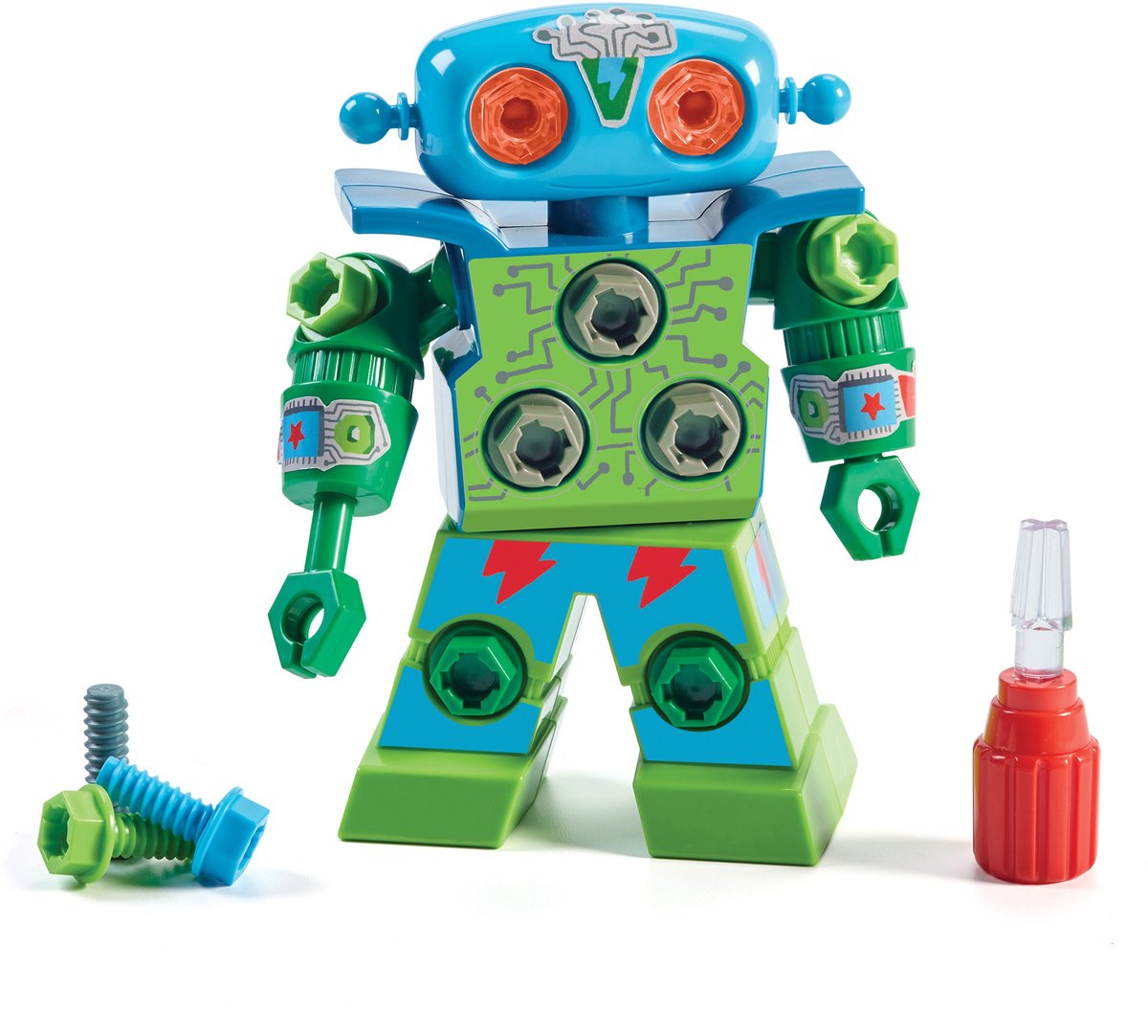 Recursos de aprendizaje diseño robot Drill® - robot de decoración de taladros - voz - verde - 3+