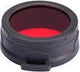 Filtro nitecore nfr60 rojo