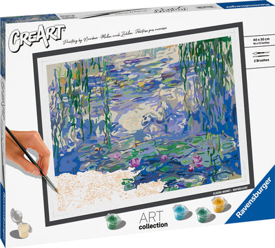 Ravensburger Creart Painting on Number Waterlilies Monet