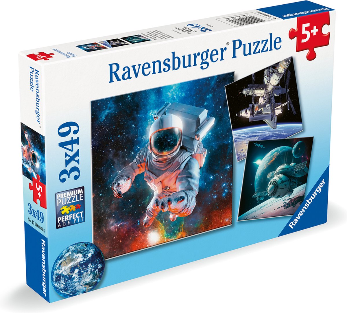Ravensburger Jigsaw Puzzle Space, 3x49st.