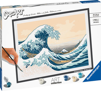 Ravensburger Creart Painting on Song Hoksusai: The Great Wave