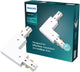 Philips led philips easylink - connector - l-vormige connector - linkse hoek - wit - railverlichting