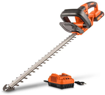 Cortasetos inalámbrico powerplus dual power powdpg75321 - Cortasetos inalámbrico 20 v, con batería y cargador, cuchilla de 515 mm y distancia de corte de 15 mm, herramientas de jardín