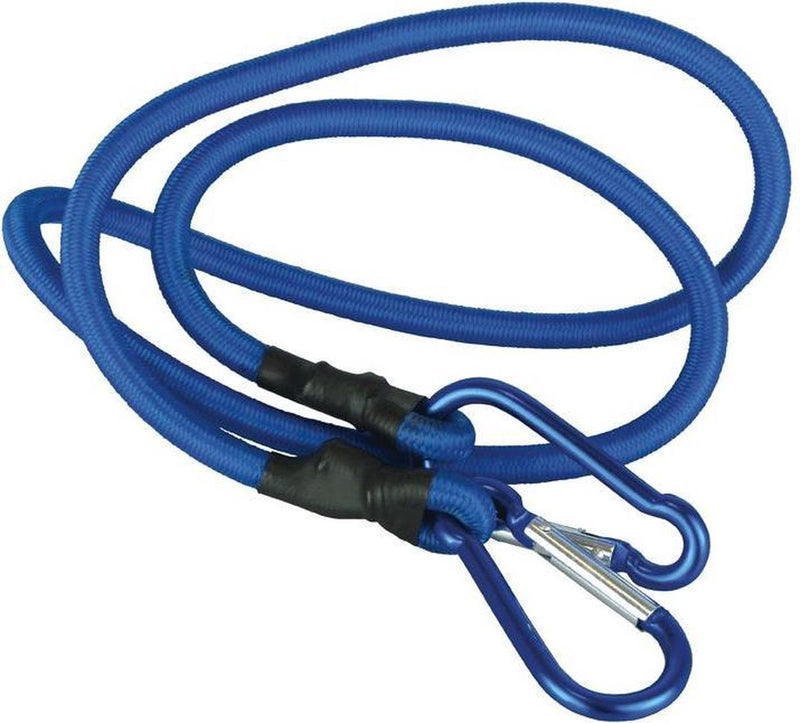 Cinghia per bagagli Dresco - moschettoni CE - blu