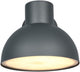 Trio elbe - wandlamp - antraciet - excl. 1x e27 4,9 w - wandmontage - buitenverlichting - ip44