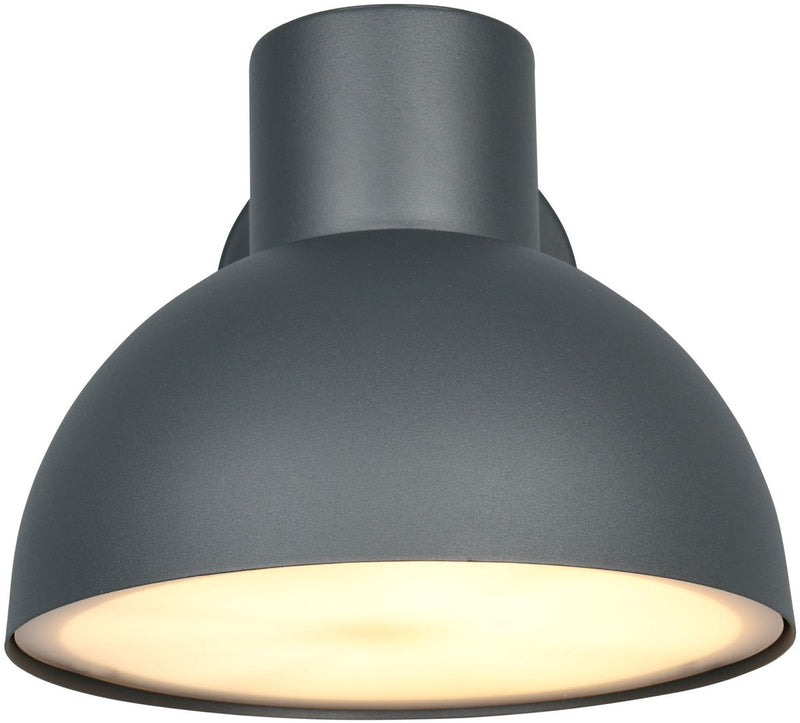 Trio elbe - lampada da parete - antracite - escl. 1x e27 4,9 w - montaggio a parete - illuminazione da esterno - ip44