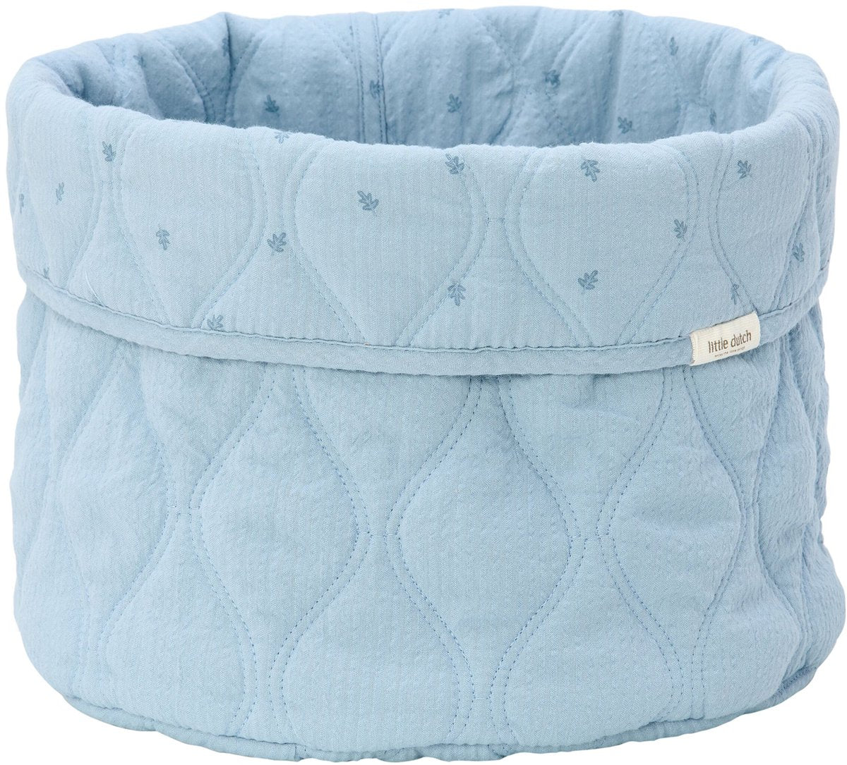 Cesta cambiadora pequeña Pure Dutch grande - azul denim