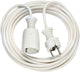Cable de extensión de plástico de calidad Brennerstuhl | 3m | blanco | h05vv-f 3g1.5 fr - 1168434
