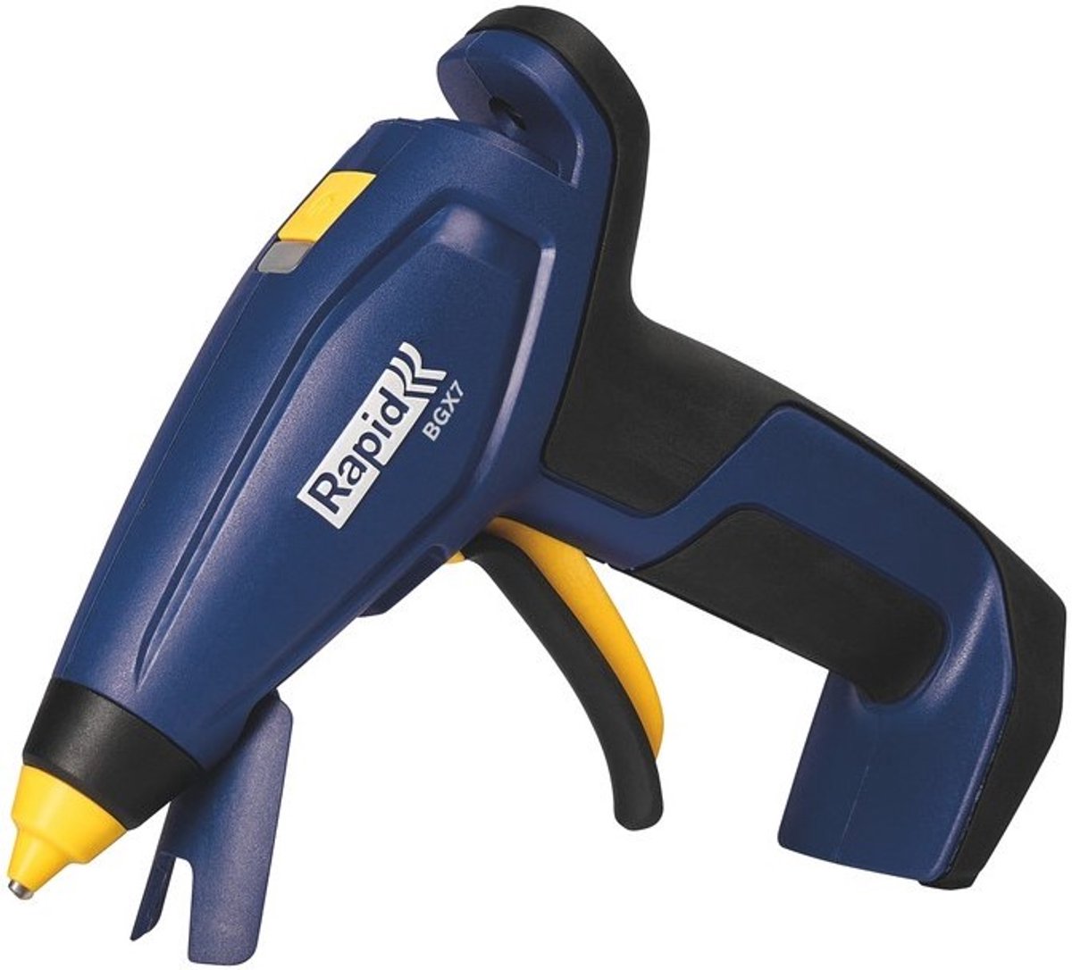 Rapid BGX7 - pistola per colla - batteria - con supporto - 7 mm - blu