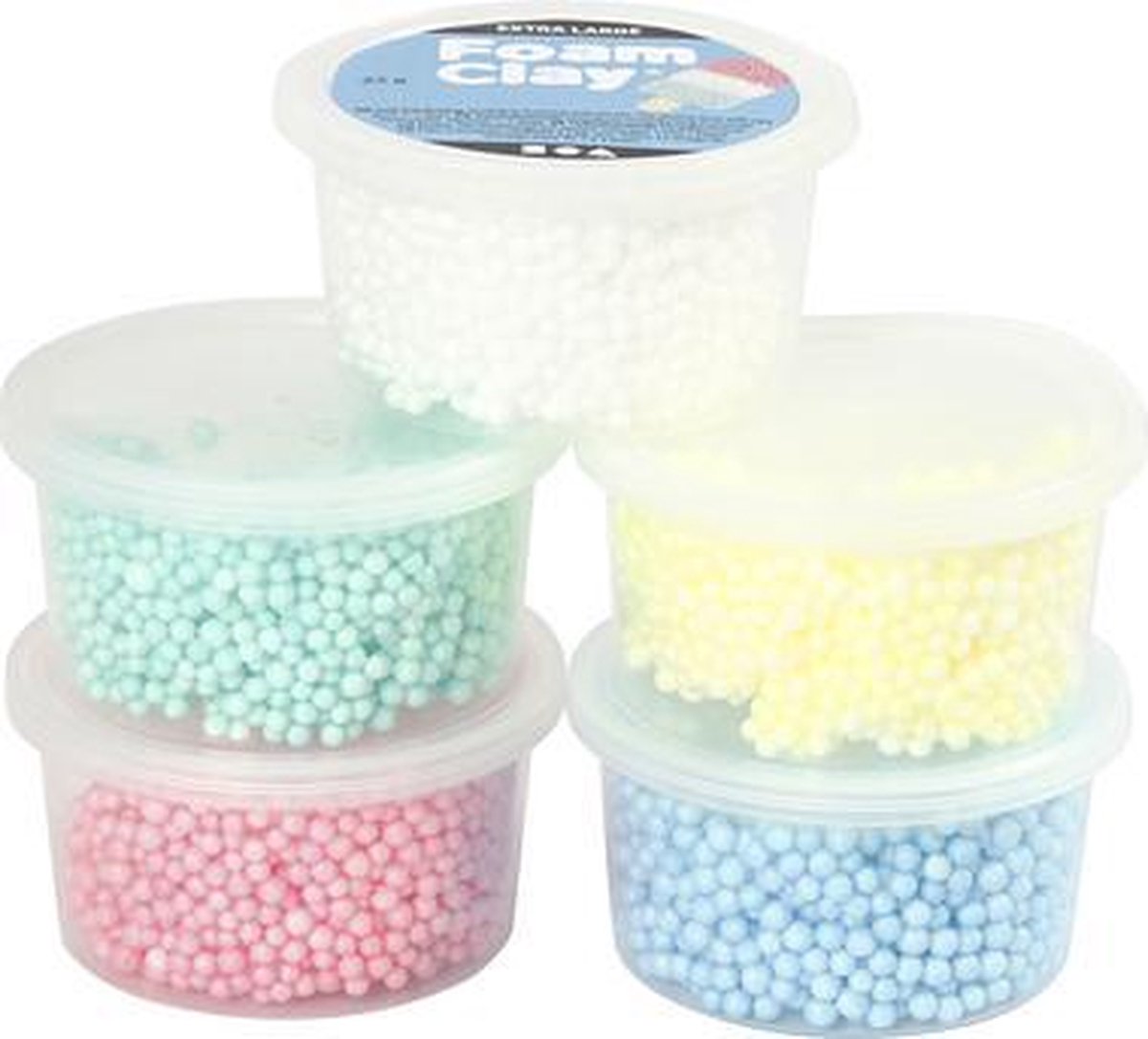 Foam Clay Extra Large, 5 colors