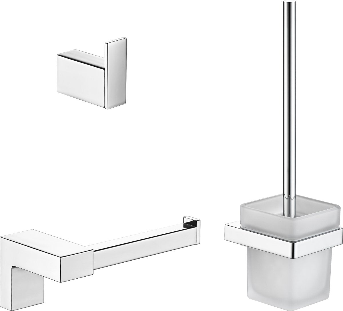 Set WC Plieger Altea – montaggio a parete – completo – cromato