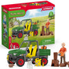 Schleich Farm World Houtzager con vehículo 42659