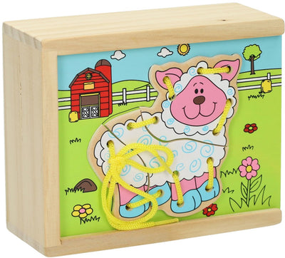 Wooden Road Puzzle Farm, set di 4
