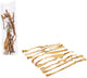 Pelle bovina Beeztees - snack per cani - valore - 10 pezzi - 70-80 cm