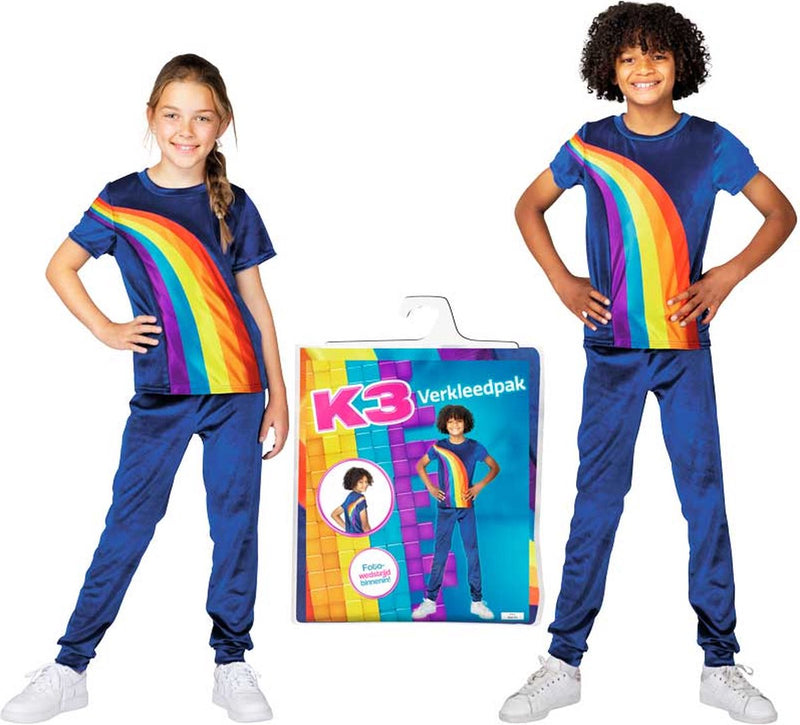 Studio 100 Traje de vestir Rainbow Polyester Blue Mt 134