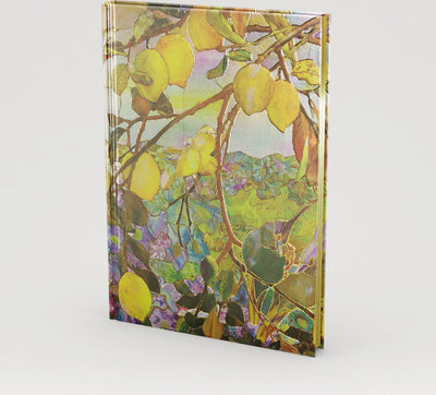 Peter pauper - bookbound journal - tiffan lemon tree - 16x21 cm