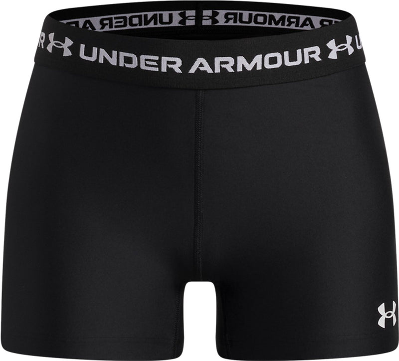 Under armour heatgear shorty-blk pantalones deportivos para niñas - negro - blanco
