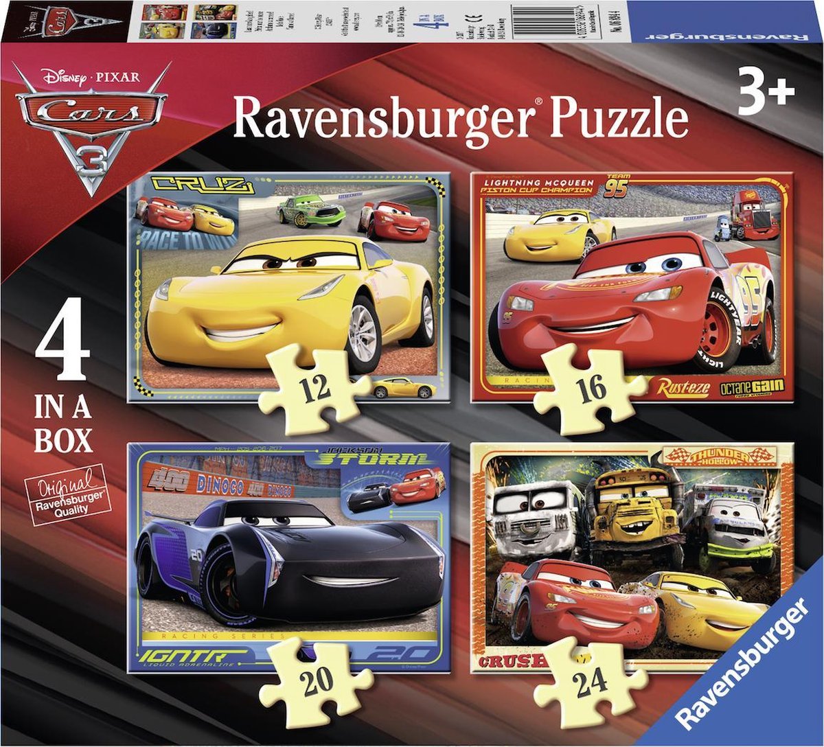 Ravensburger - auto 3 puzzle 4in1