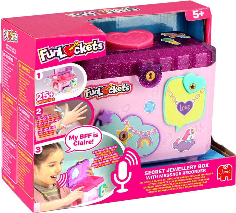 Funlockets joyero secreto y grabador de mensajes
