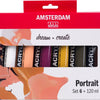 Bruynzeel Amsterdam standard series acrylic paint portrait set 120ml, 6 pcs.