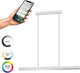 Eglo connect.z bolognano-z smart hanglamp - led - 117 cm - grijs wit - instelbaar rgb wit licht - dimbaar - zigbee