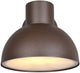 Trio elbe - wandlamp - roestkleur - excl. 1x e27 4,9 w - wandmontage - buitenverlichting - ip44