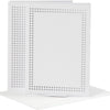 Creativ Company cards to embroider white, set of 6