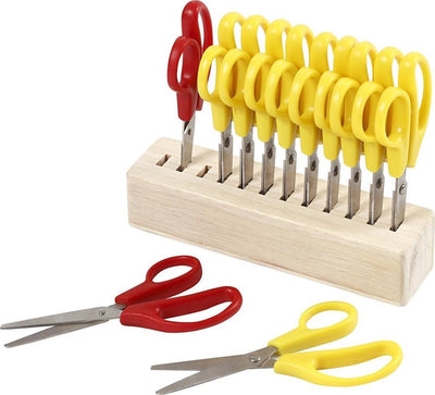 Teste per bambini arrotondate con scissori blocco, 24 °.