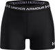Pantaloni sportivi per ragazze Under Armour Heatgear Shorty-BLK - neri - bianchi
