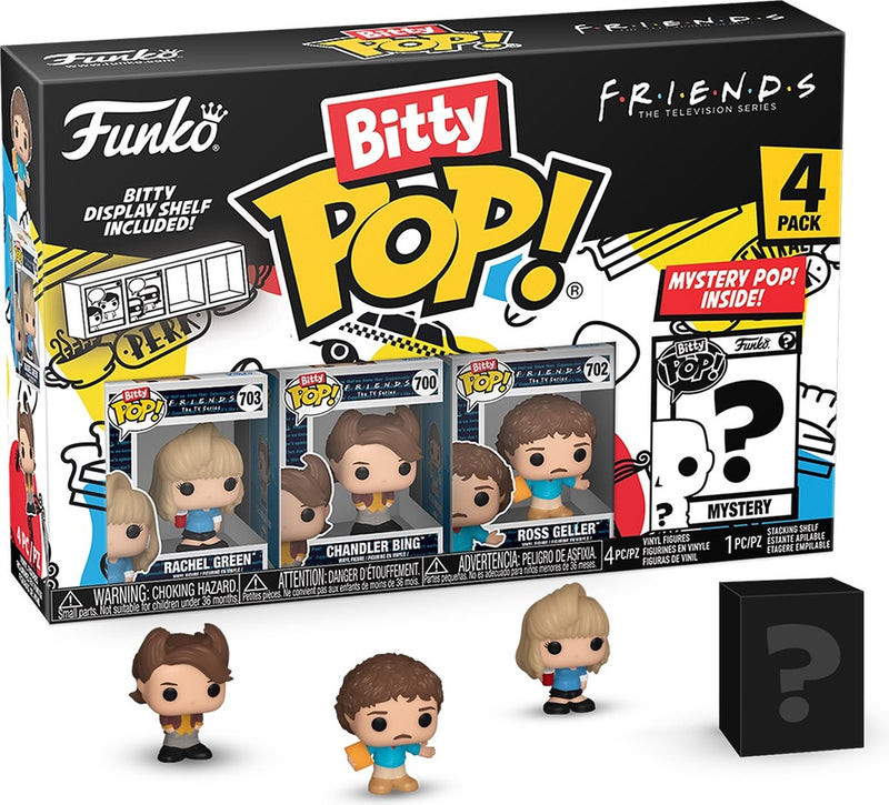 ¡Funko pop! películas: amigos - bitty pop paquete de 4 rachel de los 80