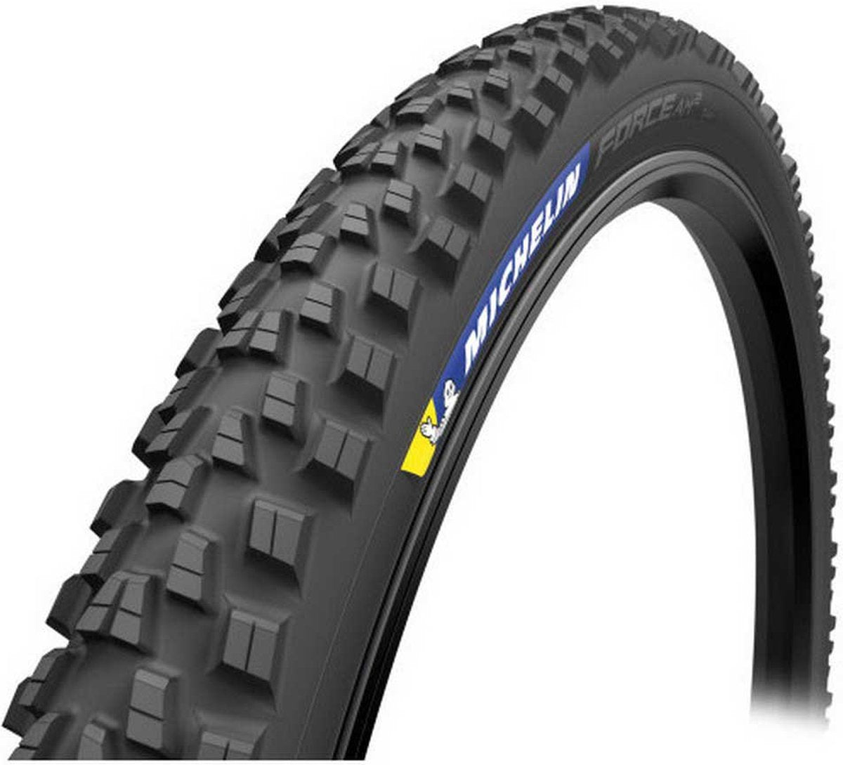Neumático Michelin 27,5” – force am2 – tlr (tubeless ready) – neumático plegable – tamaño etrto: 66-584 – negro
