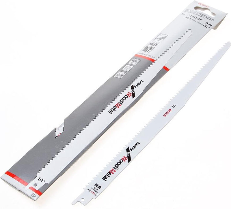 Bosch accessoires reciprozaagblad s 1411 df heavy for wood and metal 5st - 2608654763