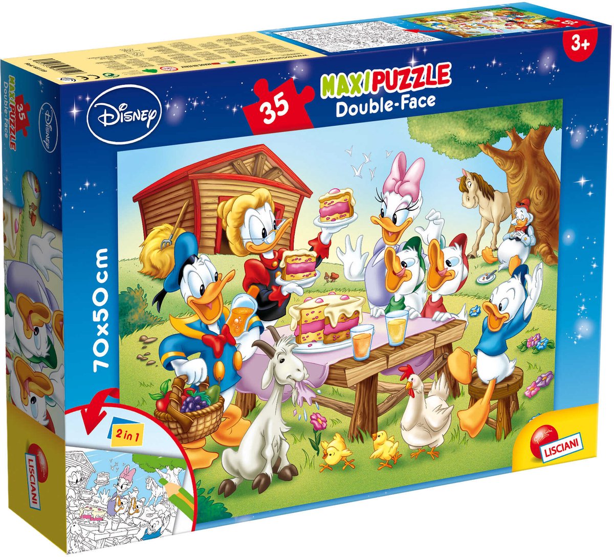 Lisciani disney puzzle df maxi piso 35 mickey