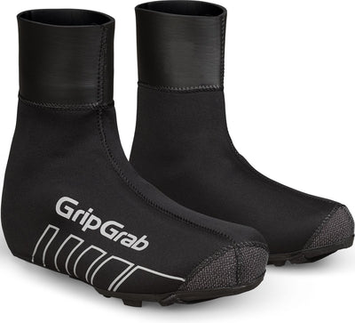Gripgrab - racing thermo x impermeable invierno mtb gravel ciclismo cubrezapatillas bicicleta de montaña - negro - unisex - talla XXXL